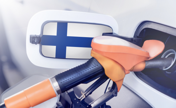Заправка в Финляндии