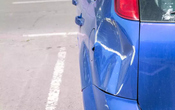 Помятое авто