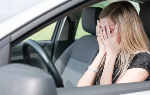 Водитель в страхе
