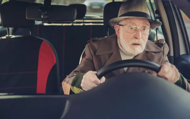 Пенсионер за рулем