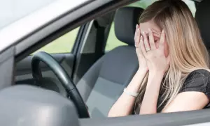 Водитель в страхе