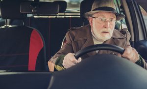 Пенсионер за рулем