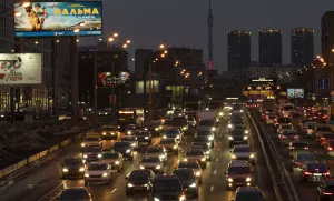 Дорога в Москве