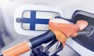 Заправка в Финляндии